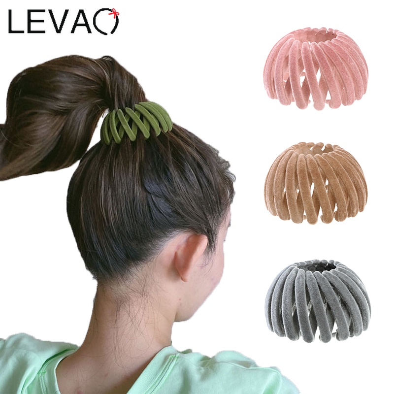 Kẹp Tóc Vải Nhung Thời Trang Hàn Quốc Đơn Giản