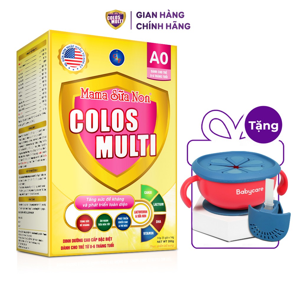 Sữa bột cho bé Colosmulti các loại hộp 350g - 450g [Quà tặng bát ăn uống 2IN1]