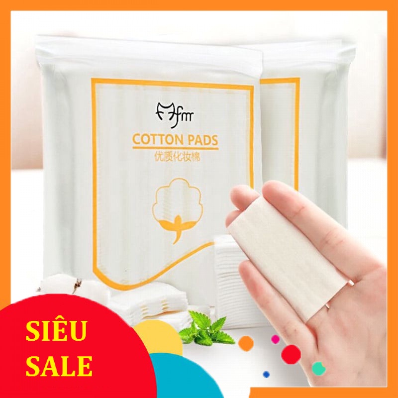 GÓI 222 BÔNG TẨY TRANG MẦU TRẮNG 2 MẶT 3 LỚP FM COTTON PADS[ GIÁ TỐT CHO NGƯỜI MUA]