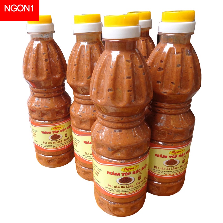 Combo 3 chai mắm tép chưng thịt 500ml - đặc sản Ba Làng - Thanh Hóa NGON1 (thơm ngon đặc biệt - ăn một lần mê một đời)