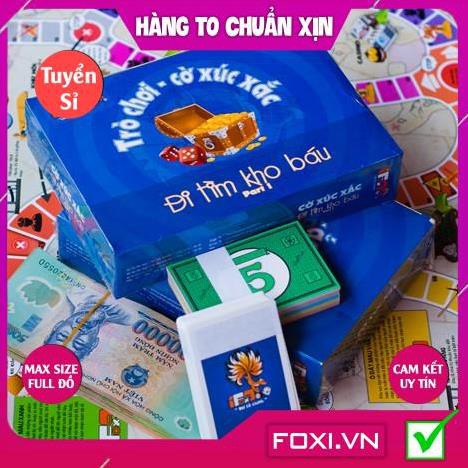 [FREESHIP HÀNG ĐẸP] Board game-Đi tìm kho báu phần 1-Foxi-trò chơi gia đình tương tác phát triển tư duy và vui nhộn