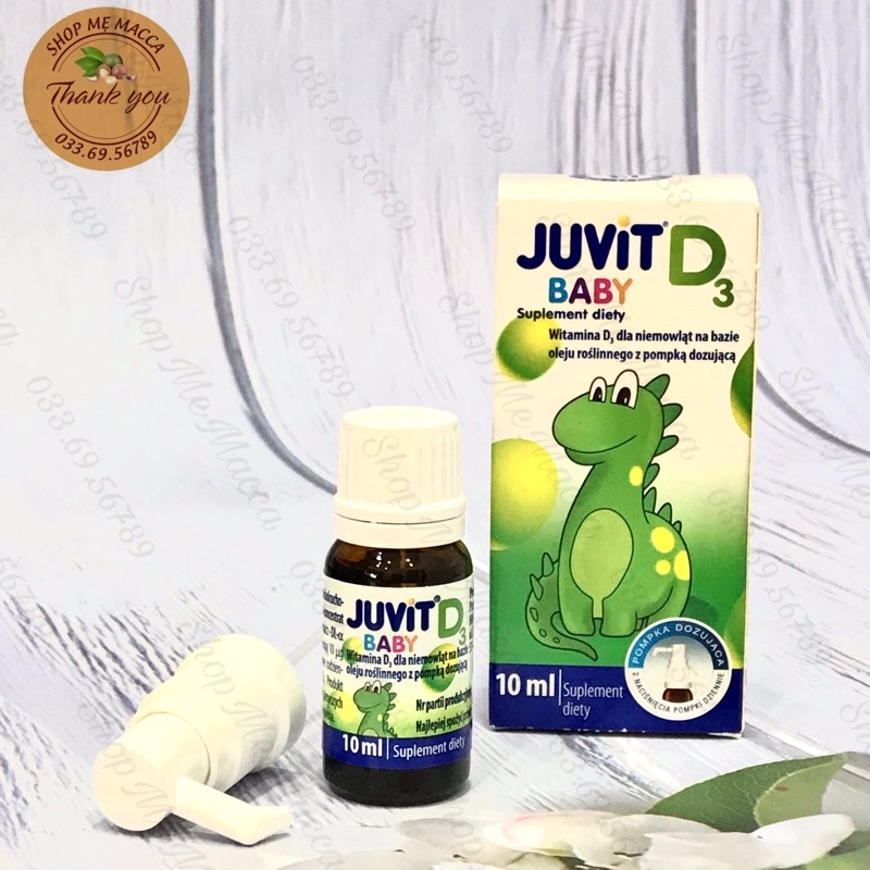 D3 Juvit Baby Dạng Bơm ( xịt)