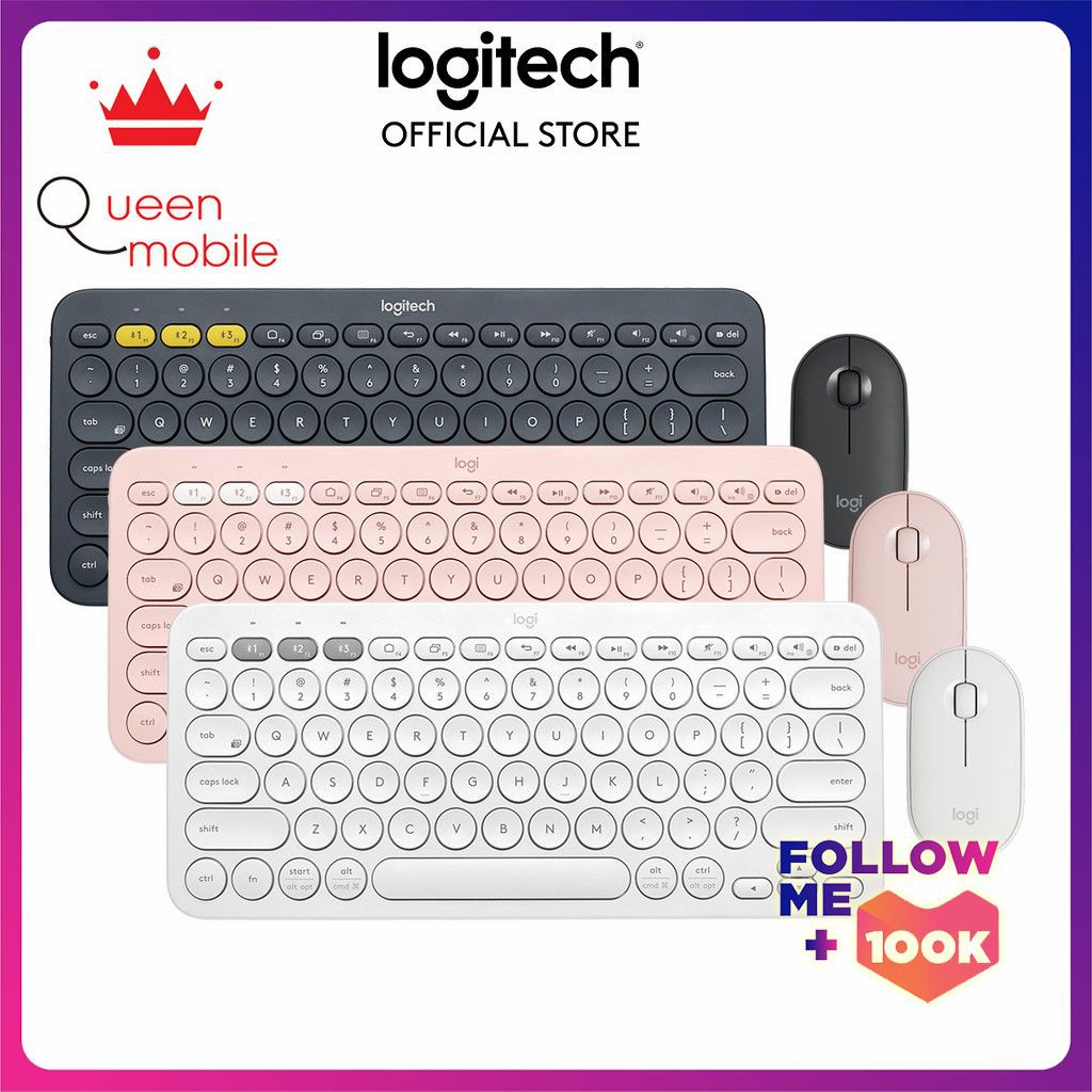 Combo Bàn phím và chuột Bluetooth Logitech K380 Logitech M350
