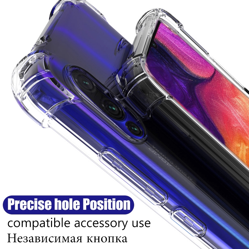 Ốp điện thoại TPU dẻo siêu mỏng trong suốt có túi khí chống sốc cho SAMSUNG GALAXY A70 A60 A50 A30 A20 A10 M10 M20 | BigBuy360 - bigbuy360.vn