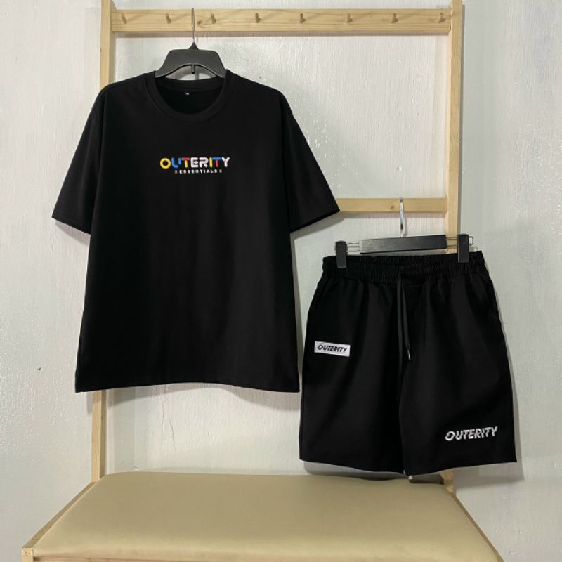 XPstore Áo thun unisex tay lỡ OUTERITY Nam Nữ (Ảnh thật)
