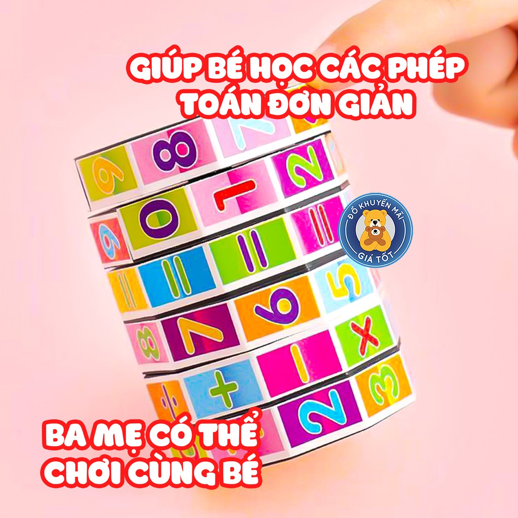 Rubik toán học giúp bé làm quen với các phép toán toán cộng trừ nhân chia 4369