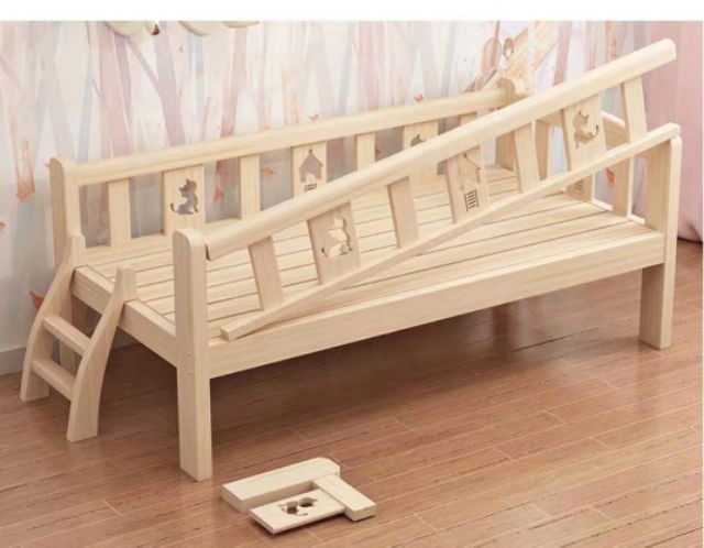 [Sẵn] Giường ngủ  gỗ cho bé đến khi trưởng thành 180*100*40 cm | BigBuy360 - bigbuy360.vn