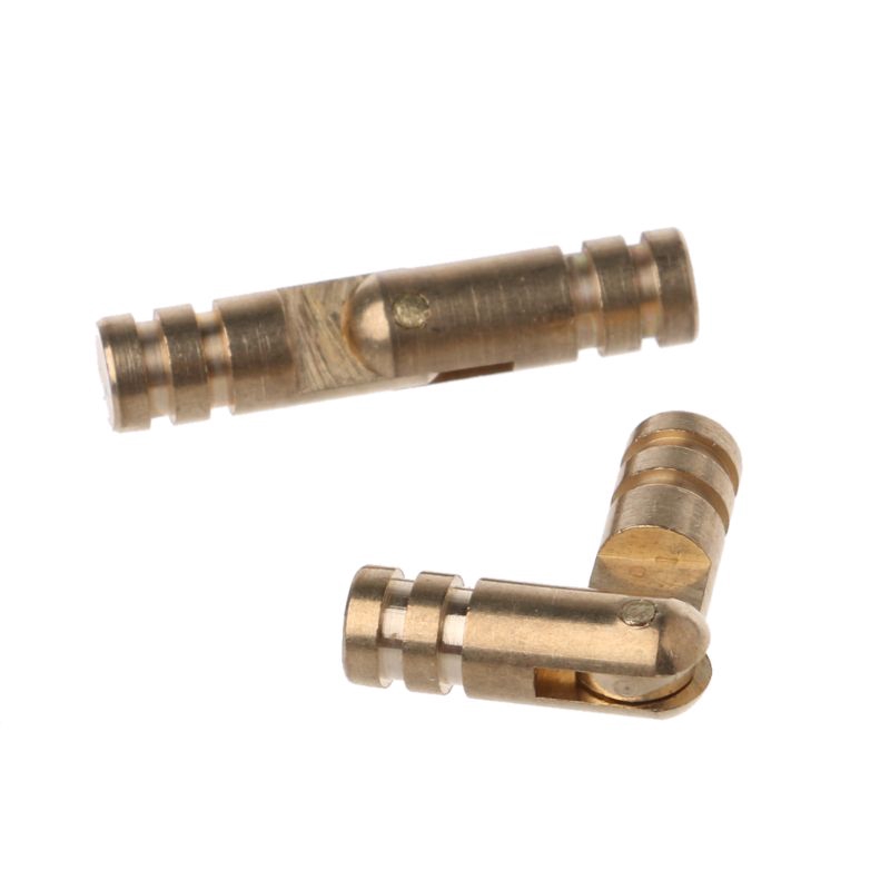 Bộ 10 bản lề đồng màu vàng đồng dùng trang trí hộp quà tặng