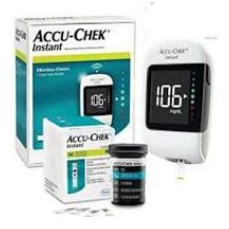 [Chính hãng] Hệ thống máy đo đường huyết Accu-Chek Instant mmol/L. Kèm Dụng cụ lấy máu Softclix, 10 kim, hộp 25 que