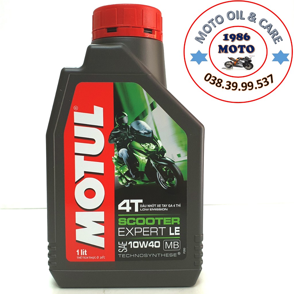 Nhớt xe tay ga cao cấp MOTUL SCOOTER EXPERT LE 1L