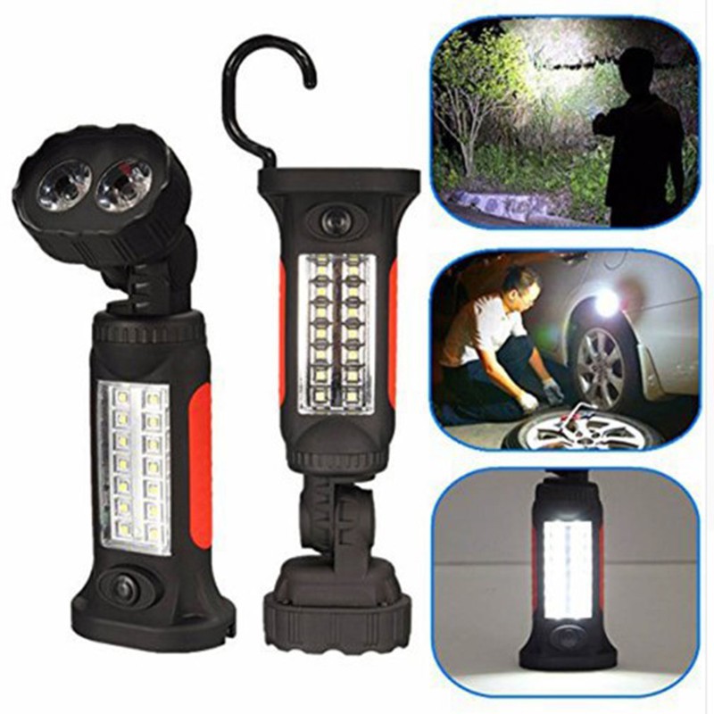 Đèn Led Chiếu Sáng Đế Nam Châm Có Móc Treo