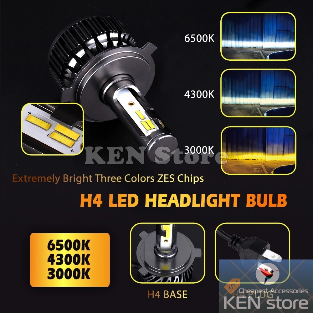 Bóng led H1 H4 H7 H11... Chip ZES Samsung INFITARY Multi Color