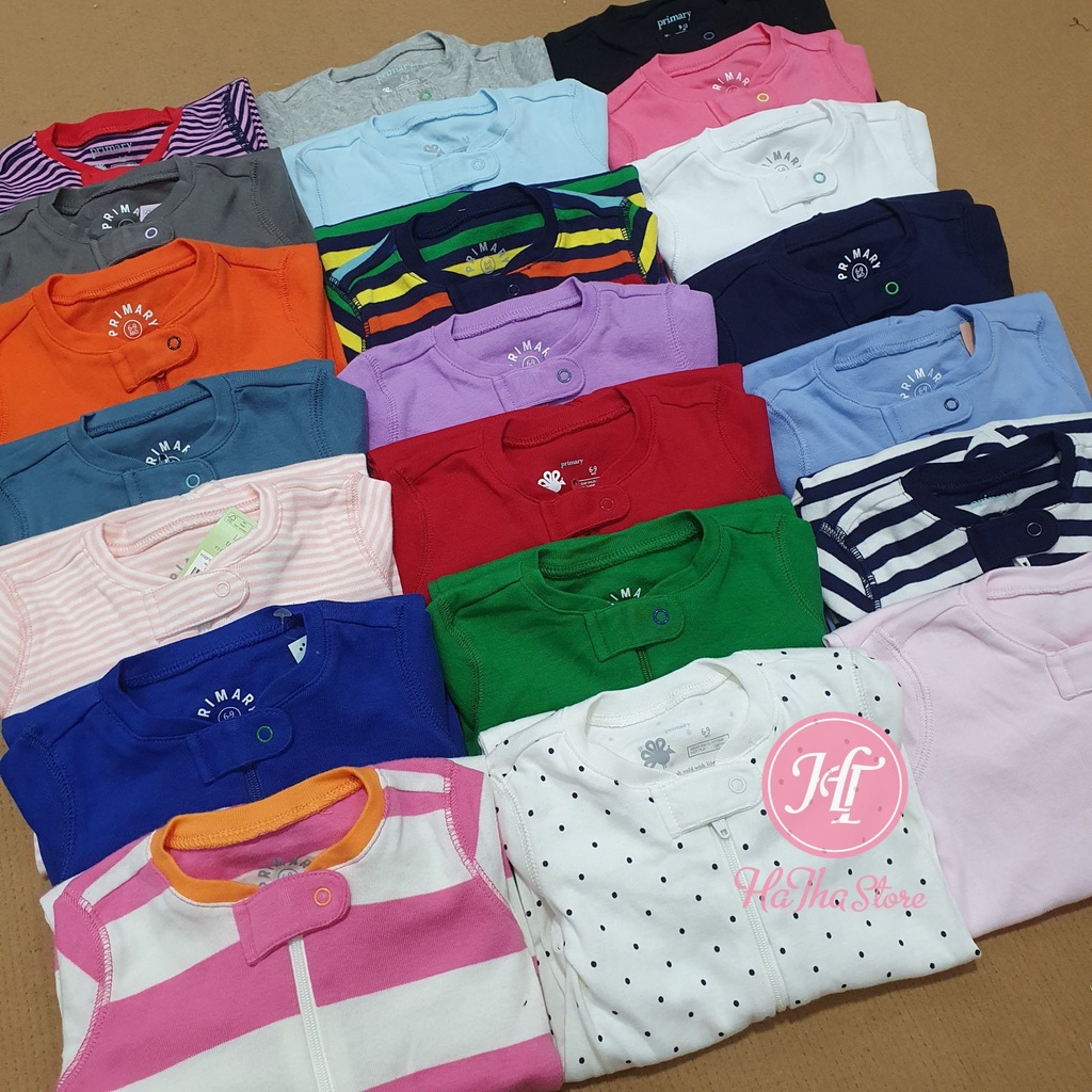 (SIZE 12M) Body vớ PRlM4RY phôm ôm size 8-10kg cho bé trai bé gái