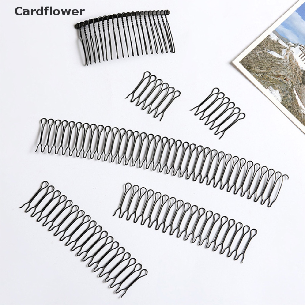 &lt; Cardflower &gt; Kẹp Tóc Vô Hình Có Răng Lược Kẹp Tóc