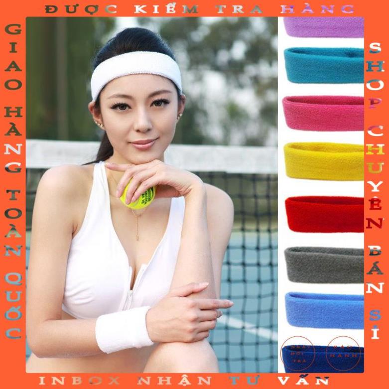 Băng đô quấn đầu thấm hút mồ hôi thích hợp tập thể thao jluusy