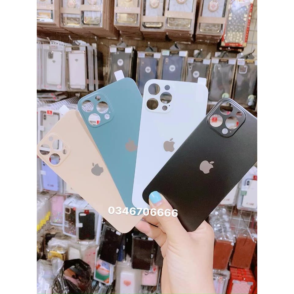 Dán nhựa lưng đổi màu iphone 12 pro max