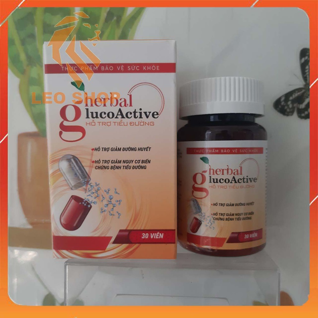 VIÊN UỐNG HERBAL GLUCOACTIVE - Hỗ Trợ Giải Quyết Nỗi Lo Tiểu Đường Ổn Định Đường Huyết - [CHÍNH HÃNG HỘP 30 VIÊN] | BigBuy360 - bigbuy360.vn