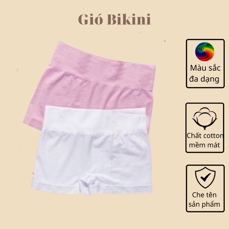 Quần lót nữ cotton mặc váy VNXK nâng mông nhiều màu. Quần đùi mặc váy freesize đến 55kg