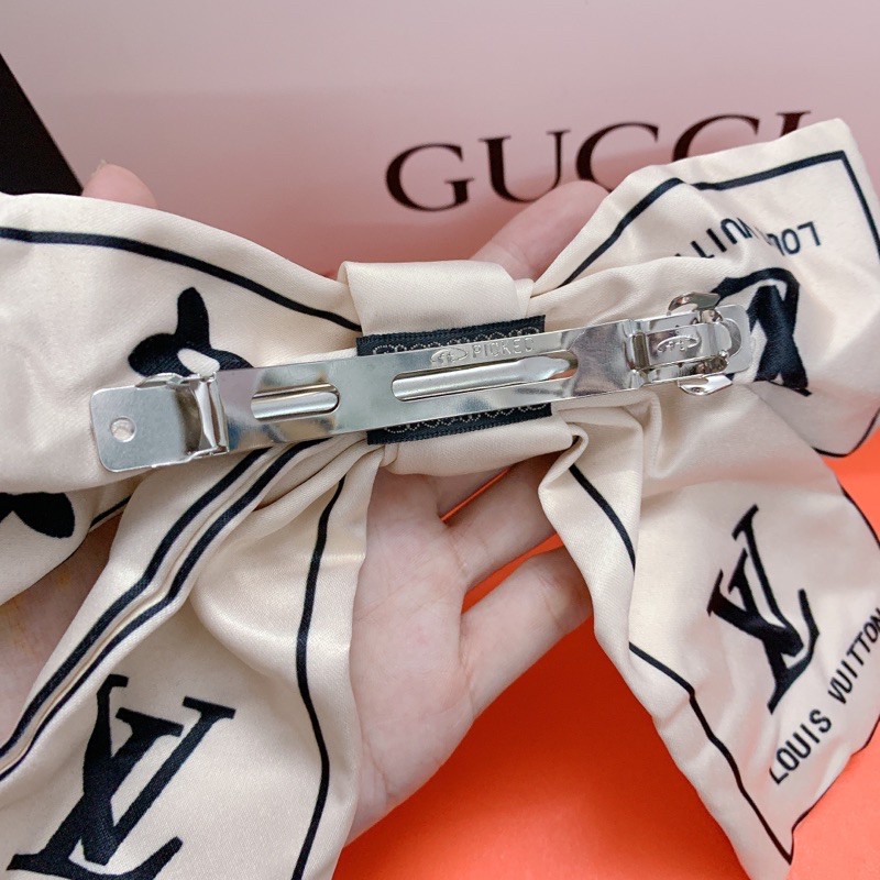 Kẹp nơ lụa xinh cao cấp ( hình thật)