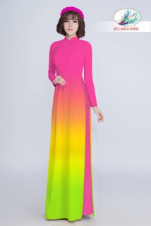 Vải áo dài ombre