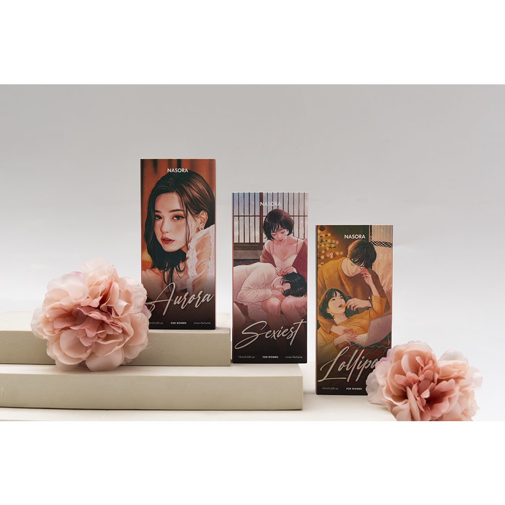 Nước hoa vùng kín nữ NASORA quyến rũ, thơm lâu chai 2ml và 10ml