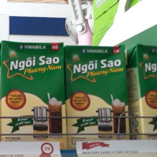 Sữa đặc vinamilk ngôi sao phương nam xanh lá hộp giấy 1284 kg