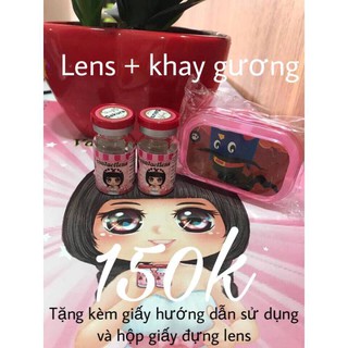 Lens Choco Giãn Tròng, Lens Vassen Hàn