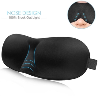 Mặt nạ che mắt khi ngủ chất liệu mềm mại thân thiện với làn da có dây đeo tiện lợi