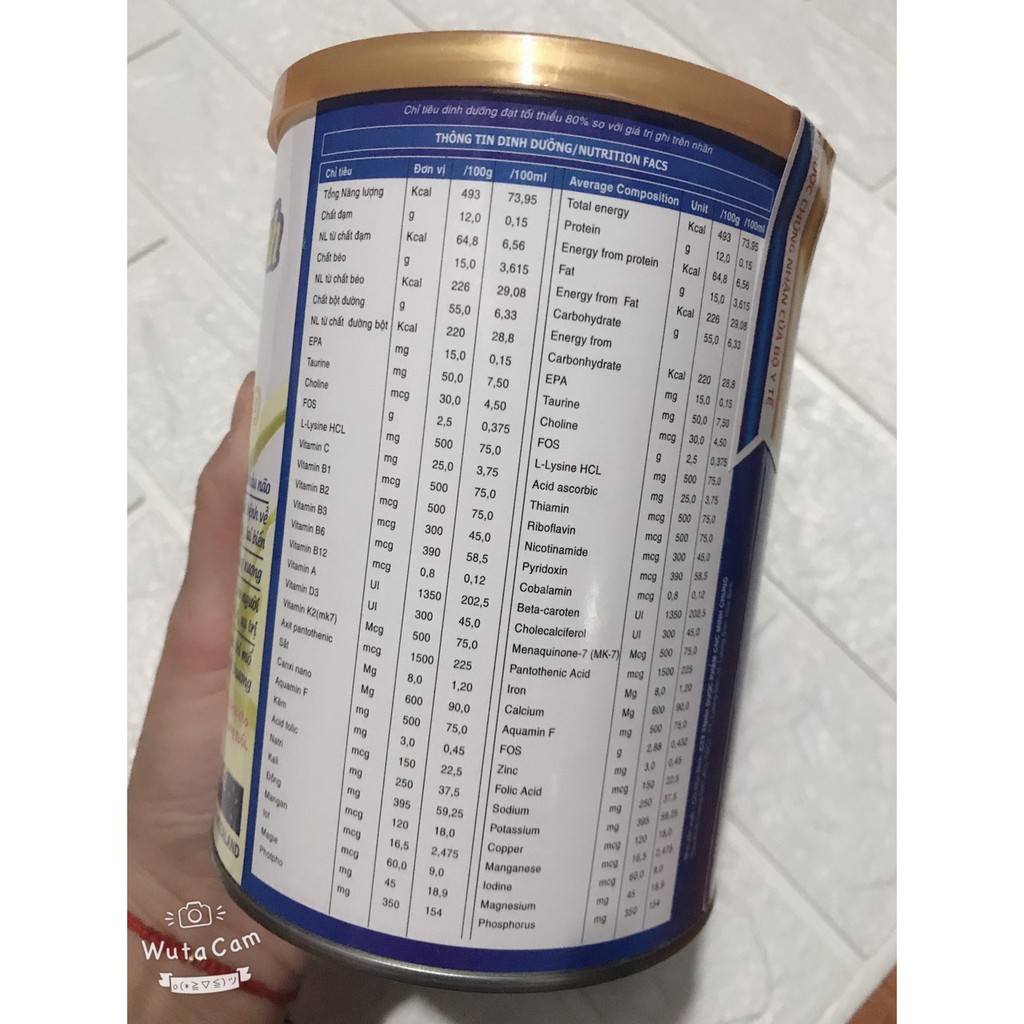 [hàng chính hãng hộp 900gram] sữa bột hồng sâm ngọc linh đông trùng hạ thảo | Thế Giới Skin Care