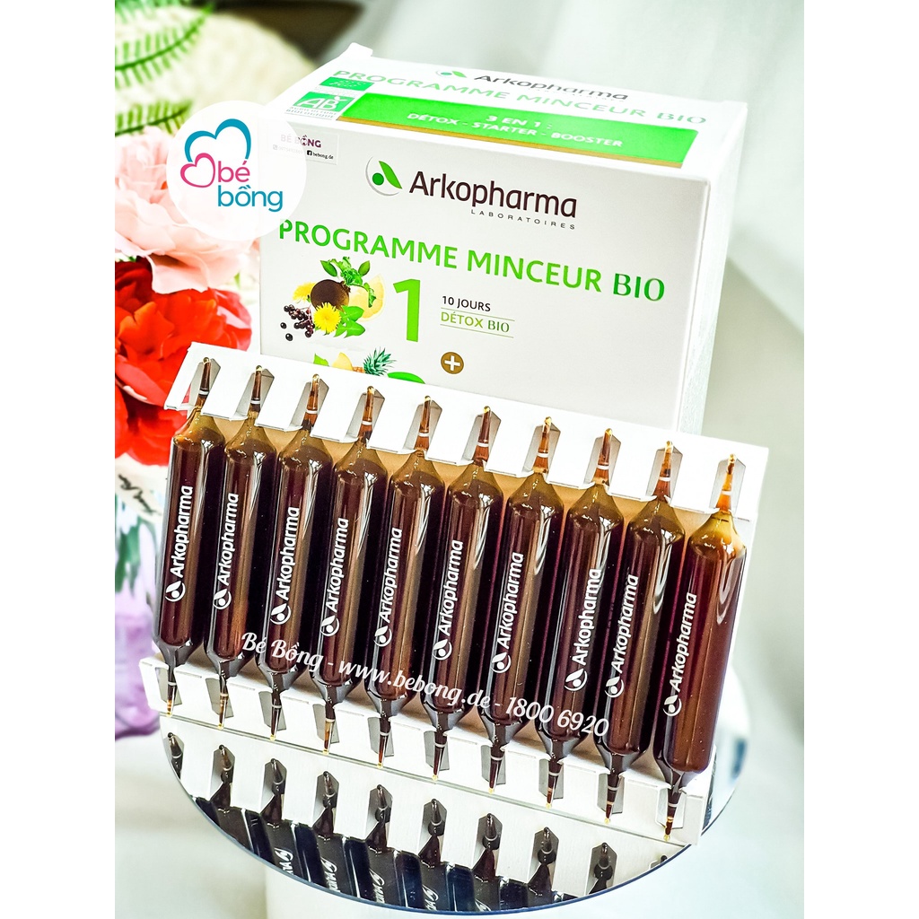 Detox giảm cân Arkopharma 30 ống