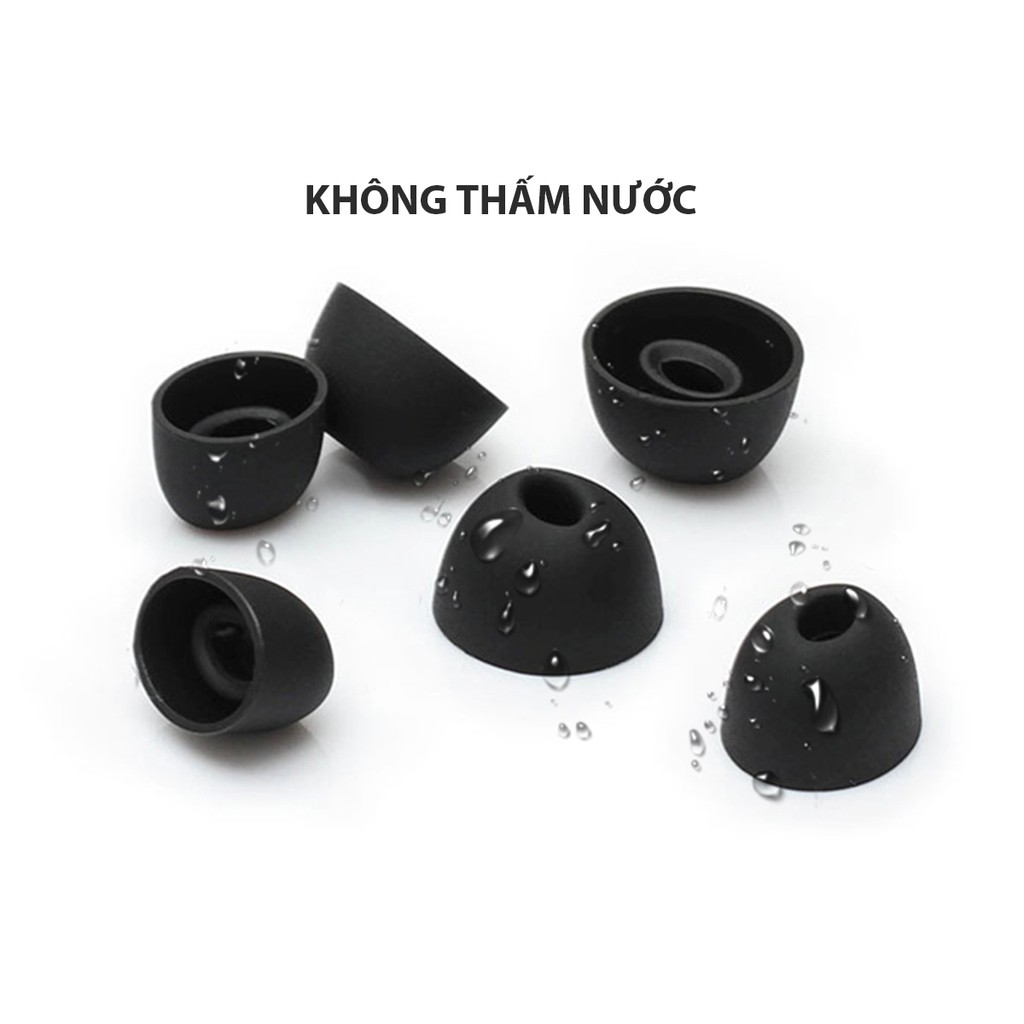 Nút silicone bịt tai nghe in-ear kích thước đầu nhét 7mm siêu nhỏ êm tai chống rớt chống đau lỗ tai - CMPK115 - Cami