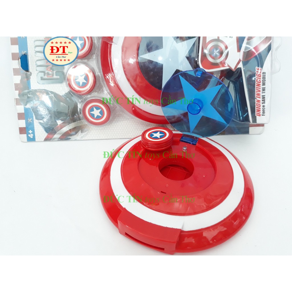 ĐỒ CHƠI KHIÊN ĐỘI TRƯỞNG MỸ ĐEO TAY, BẮN ĐĨA, PIN NHẠC ĐÈN