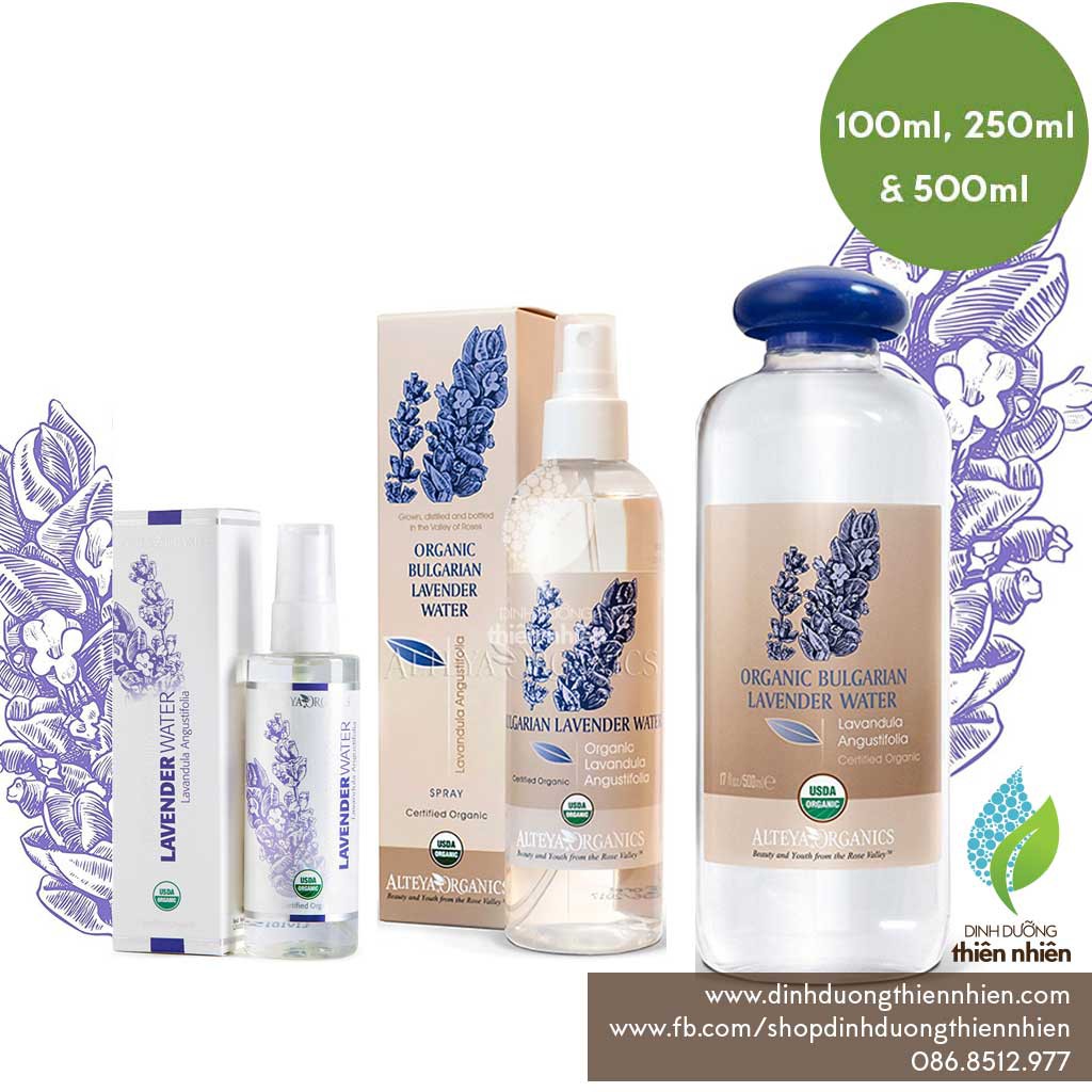 Nước Hoa Oải Hương Bulgaria Hữu Cơ - Organic Bulgarian Lavender Water