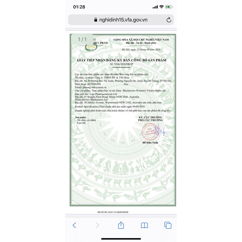 Vitamin tổng hợp cho nam / nữ Blackmores Multivitamin for Men / Women 60 viên úc mẫu mới