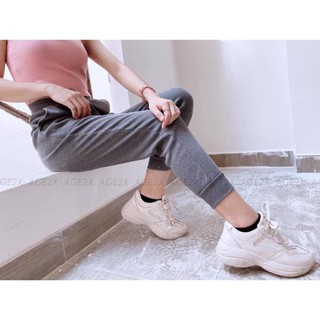 Quần Jogger len gân bassic