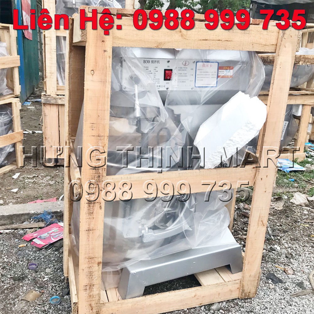 Máy trộn bột mỳ, bột bánh bao loại 15L 3 càng