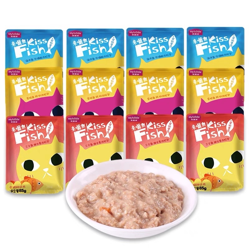 Pate KISS FISH dành cho mèo - 85gr