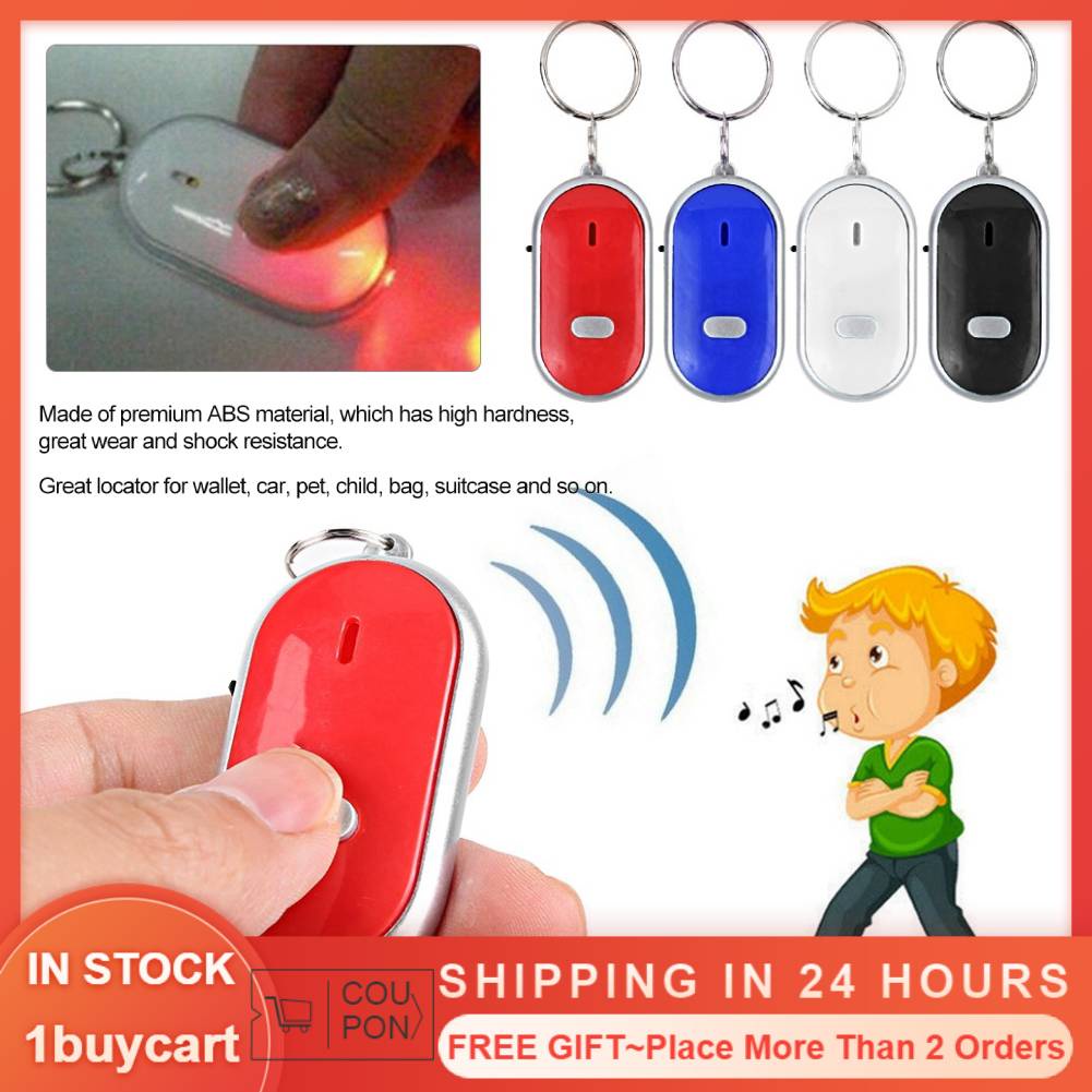 1 Móc Chìa Khóa Báo Động Chống Thất Lạc Có Đèn Led