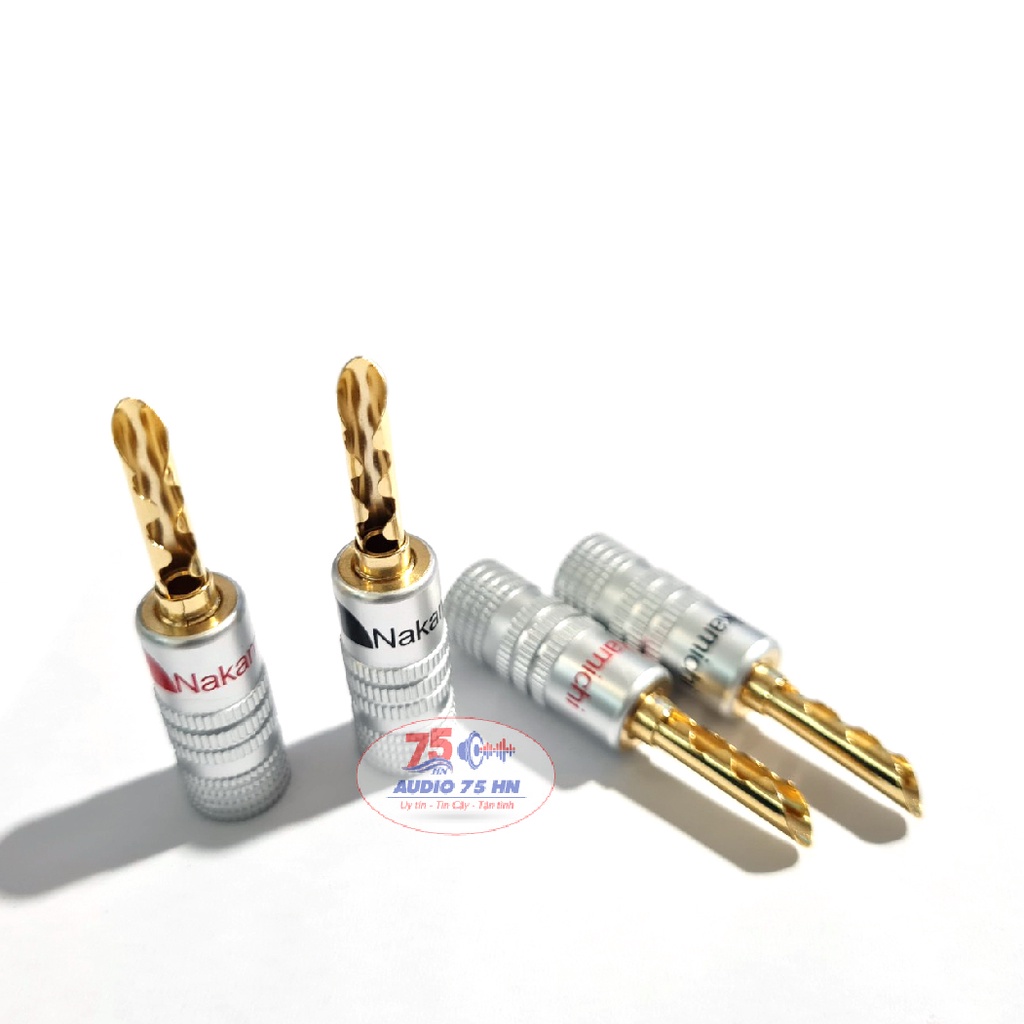 Bộ 04 cái Jack bắp chuối răng cưa NAKAMICHI cao cấp