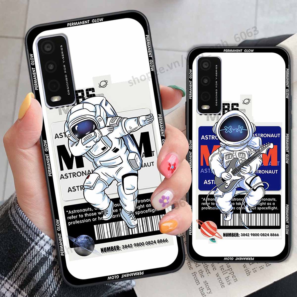 Ốp Vivo Y20 be@r brick mars thời trang, ốp lưng điện thoại viền dẻo siêu chất