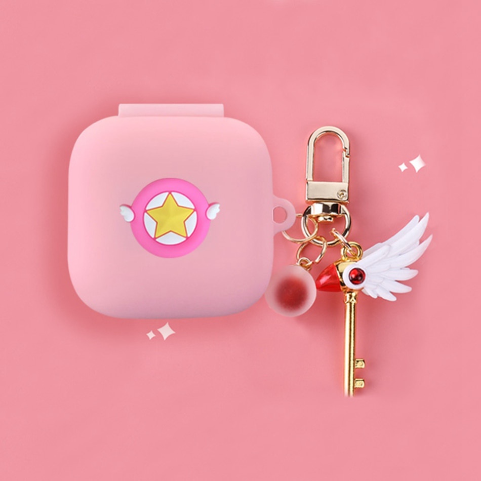 Hoạt Hình Vỏ Bảo Vệ Hộp Sạc Tai Nghe samsung galaxy buds 2 / galaxy buds live / buds pro / buds 2pro Bằng Silicon Hình Phi Hành Gia Dễ Thương