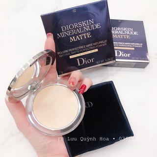 Phấn phủ nén Dior Diorskin Mineral Nude Matte tone 02
