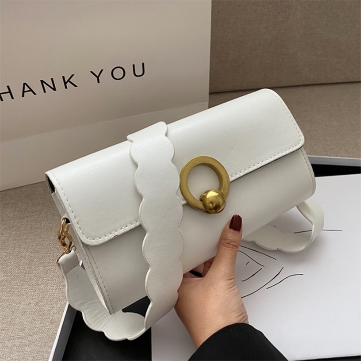 Túi xách nữ dáng ngang hàng đẹp quay lượn sóng phong cách Hàn Quốc size 23cm TUI-37