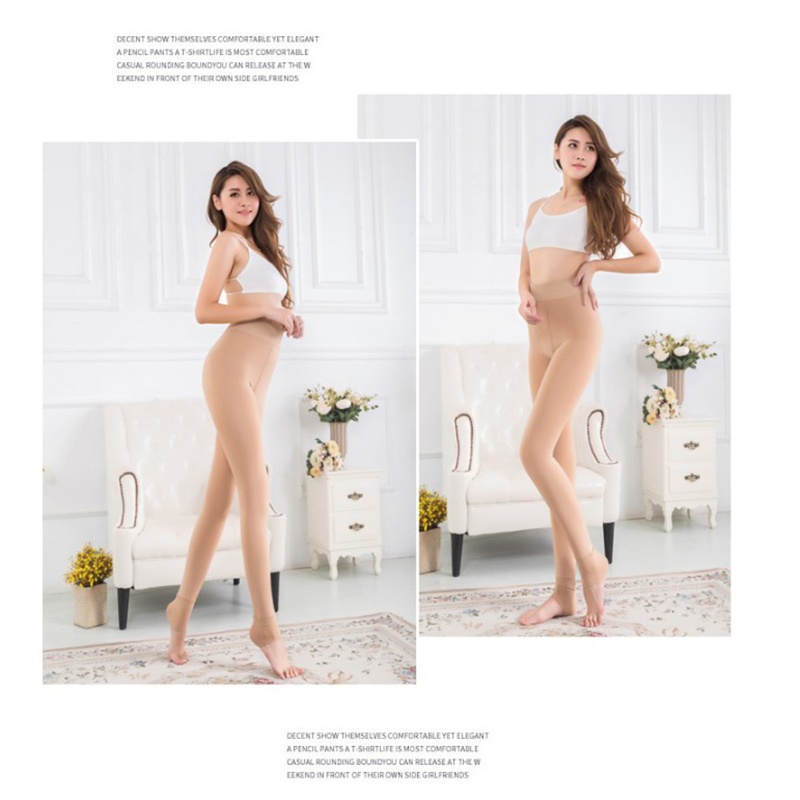 Quần Legging Lót Lông Cừu Dày Giữ Ấm Lưng Cao Thời Trang Mùa Đông Cho Nữ