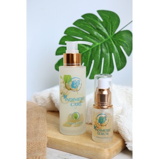 COMBO SERUM-INDIMERIC CARE NGỪA mụn, thâm sẹo rỗ, trắng da từ Nghệ Trắng Ấn Độ