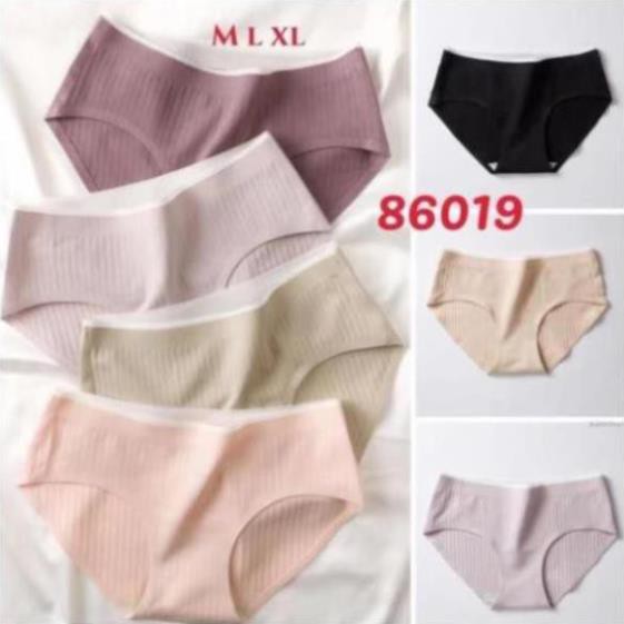 Quần Lót Cotton Gân Tăm Không Đường May Kháng Khuẩn