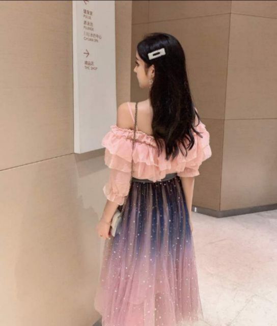 Chân Váy Luới Gắn Sao Phối Màu Độc Đáo VD0017 | BigBuy360 - bigbuy360.vn