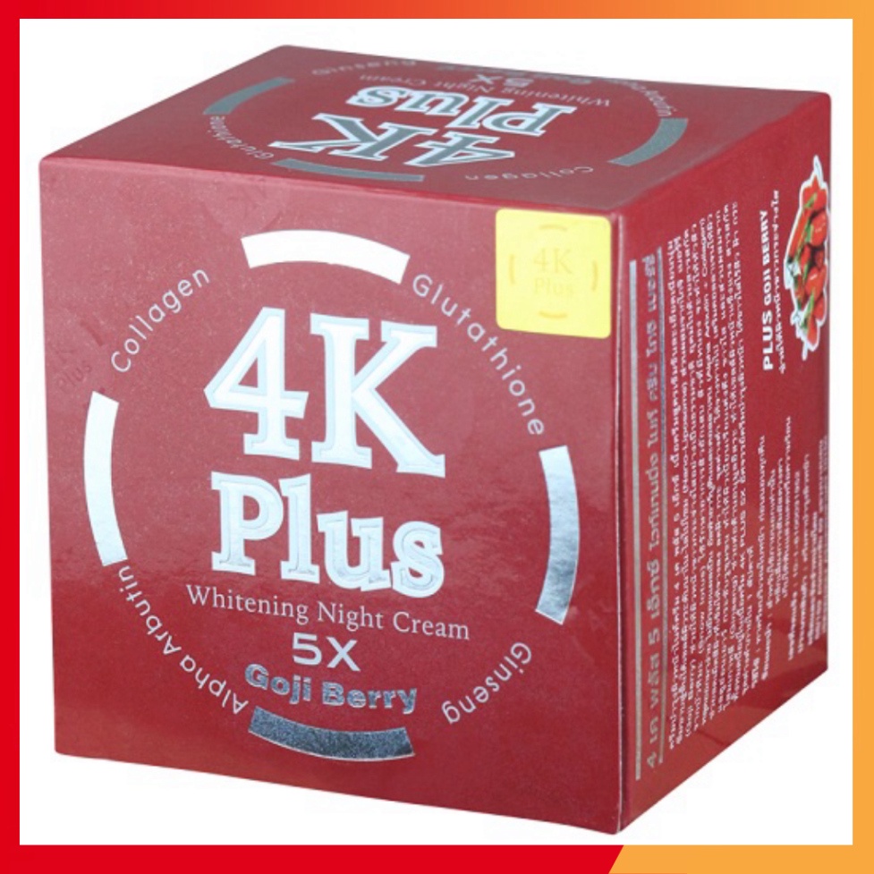 [Chính Hãng] Kem Mụn 4K Plus 5X Thái (Hộp Đỏ)