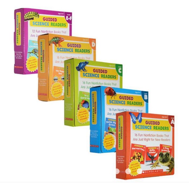 [Big Sale!] Bộ nhập 81q - Scholastic Guided Science Readers ABCDEF