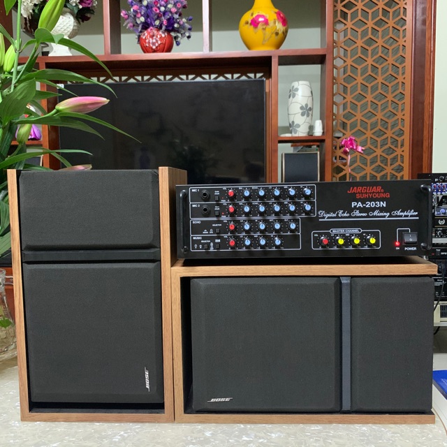Dàn âm thanh Âmply Jarguar 203N và loa Bose 301 seri 3